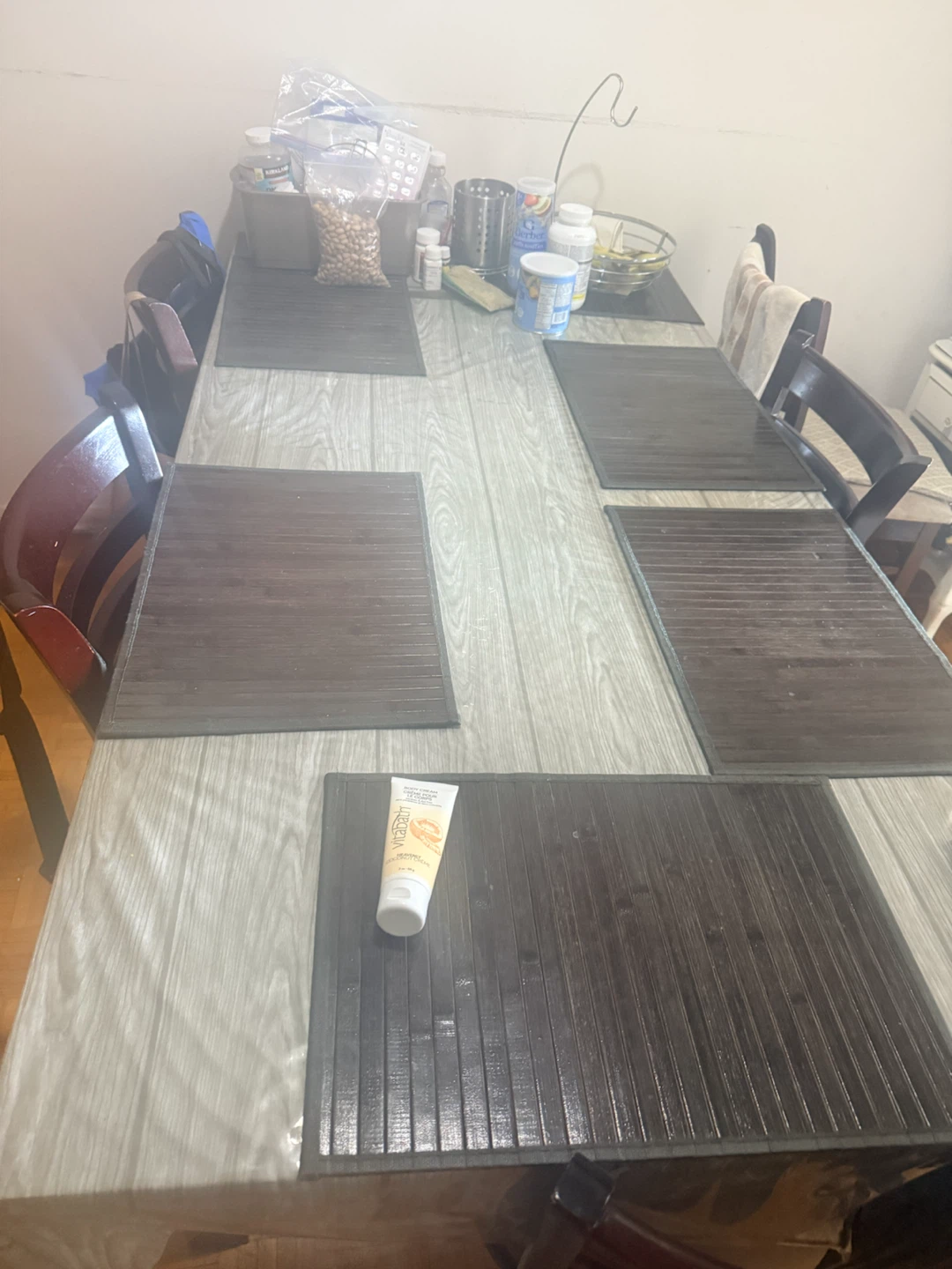 Wooden Dining table set with Padded Seat - photo 2