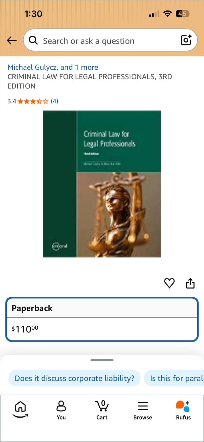 Criminal Law for Legal Professionals 3rd Edition Textbook - photo 3