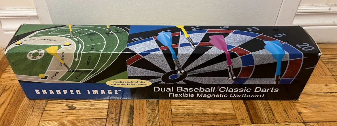 Dual Baseball/Classic Darts Flexible Magnetic Dartboard