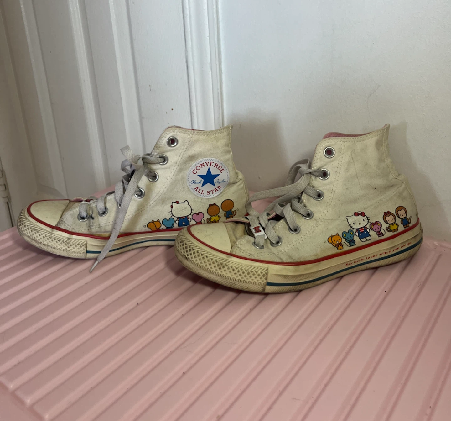 Converse x Hello Kitty High Top Shoes