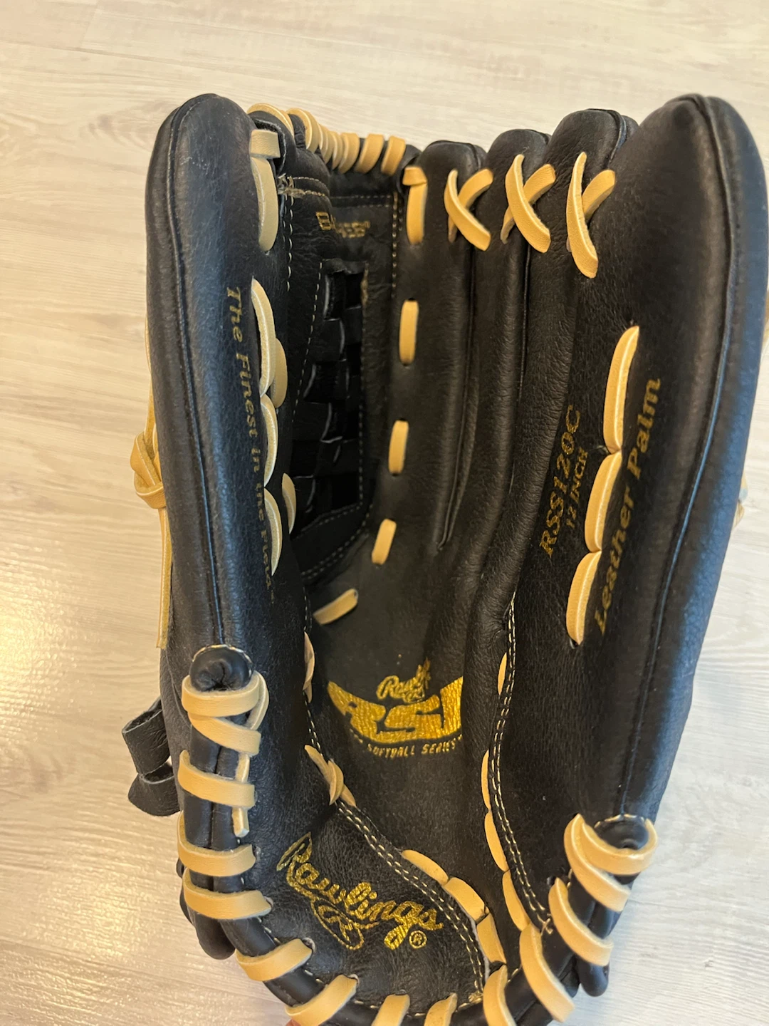 Rawlings RSS120C Leather Palm Softball Glove - photo 3
