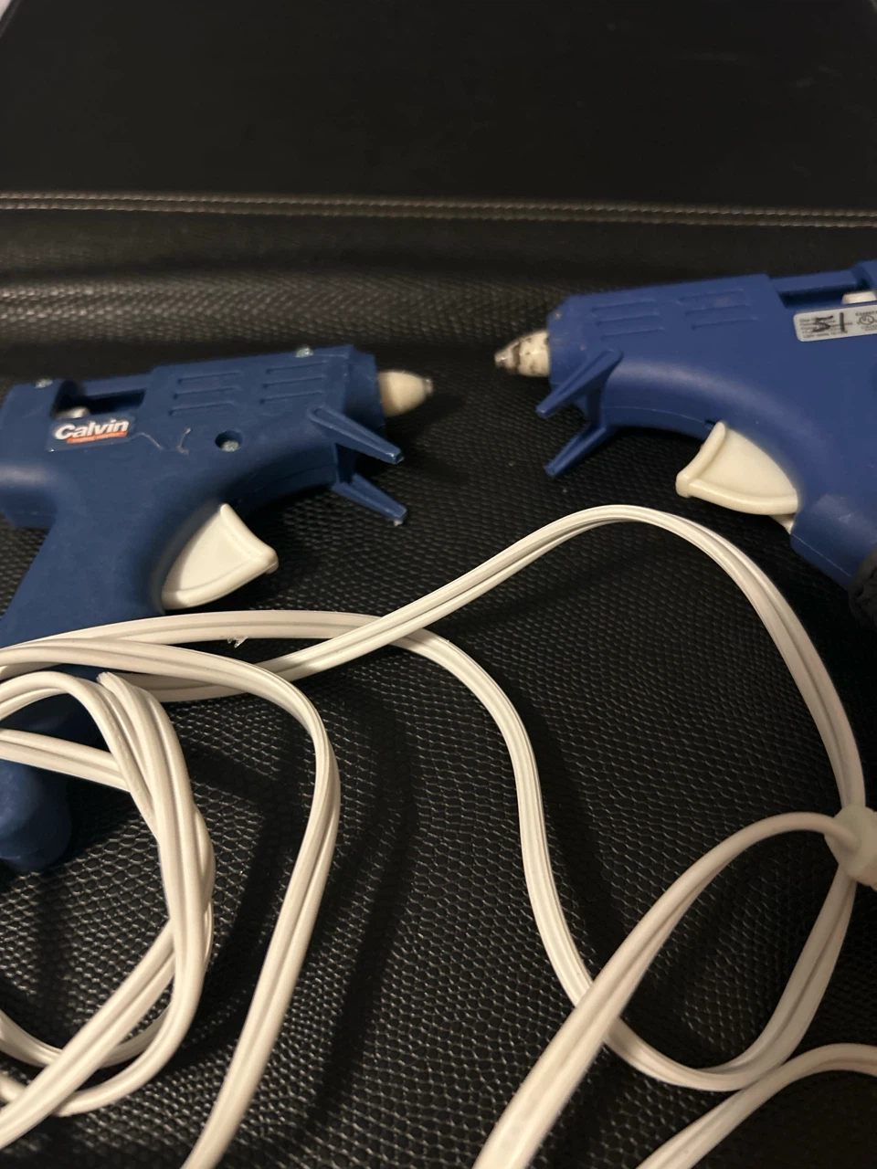 2 Blue Calvin Hot Glue Guns