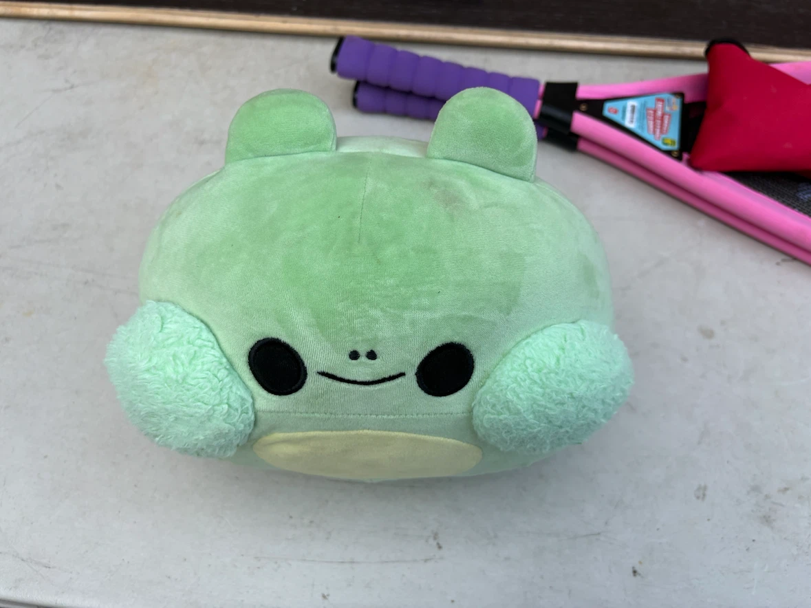 Green Plush Frog