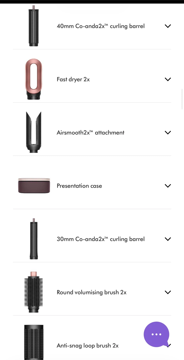 Like New Dyson Airwrap Chanda 2X Multi-Styler & Dryer Rose Gold - photo 3