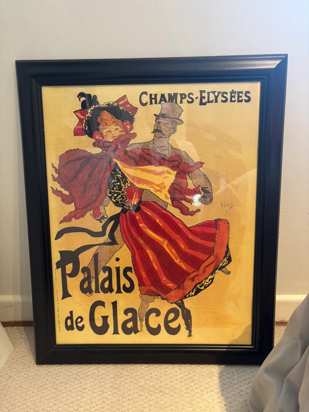 Framed Palais de Glace poster
