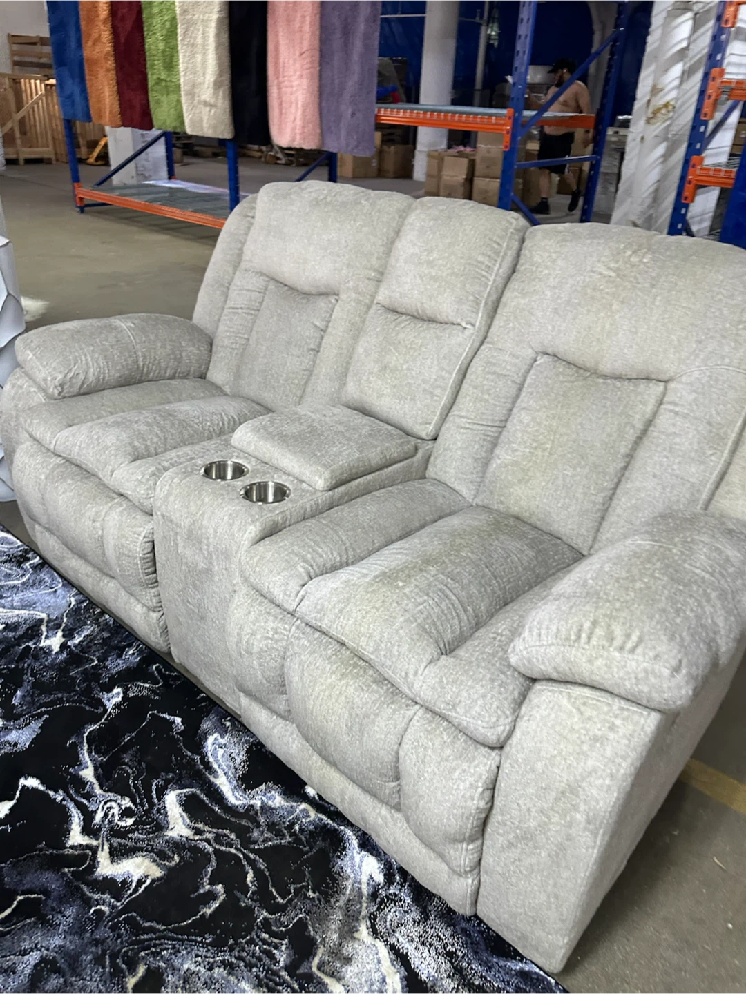 Sofa and loveseat and recliner - photo 2