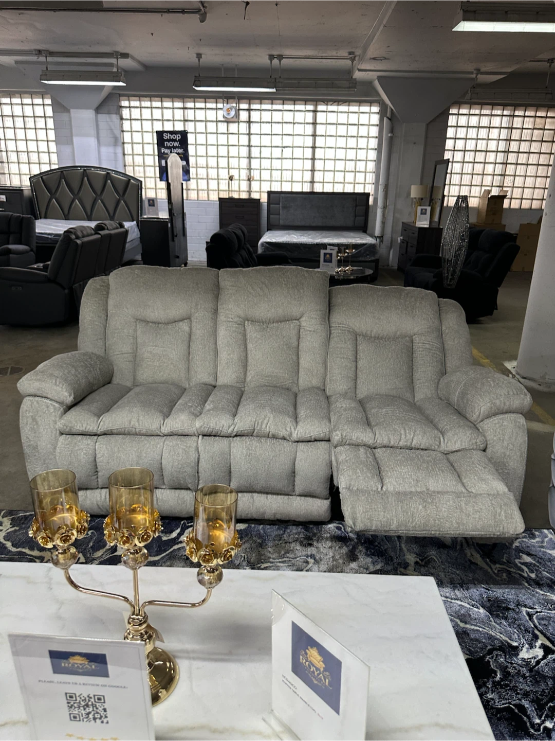 Sofa and loveseat and recliner - photo 3