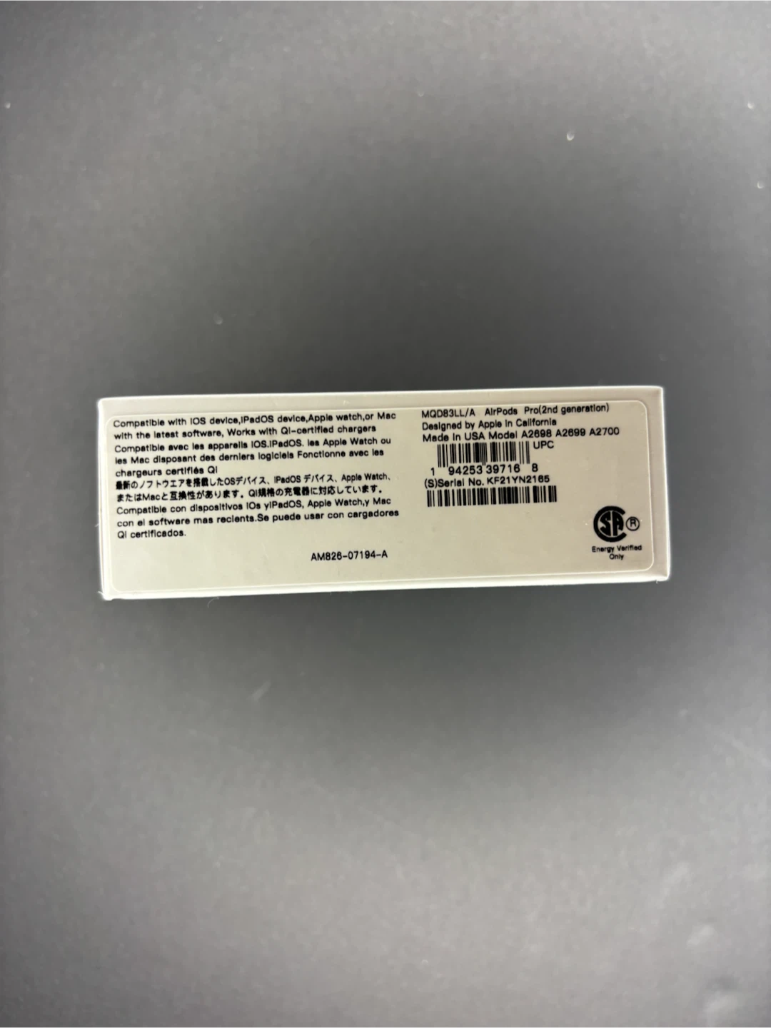 Apple AirPods (3rd Gen) with MagSafe Charging Case - photo 3