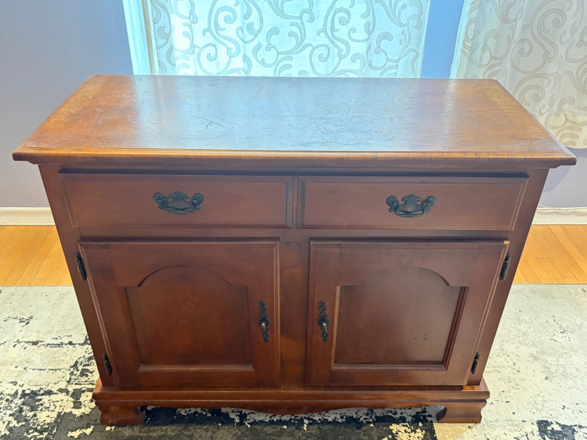 Solid Wood Cabinet | Storage Cabinet | Console | Excellent Cond - photo 2