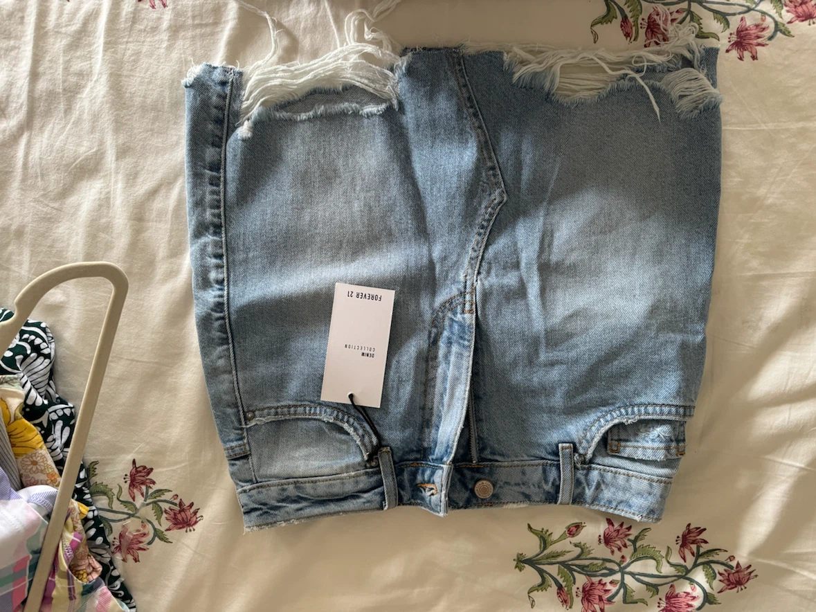 Forever 21 Distressed Denim Shorts