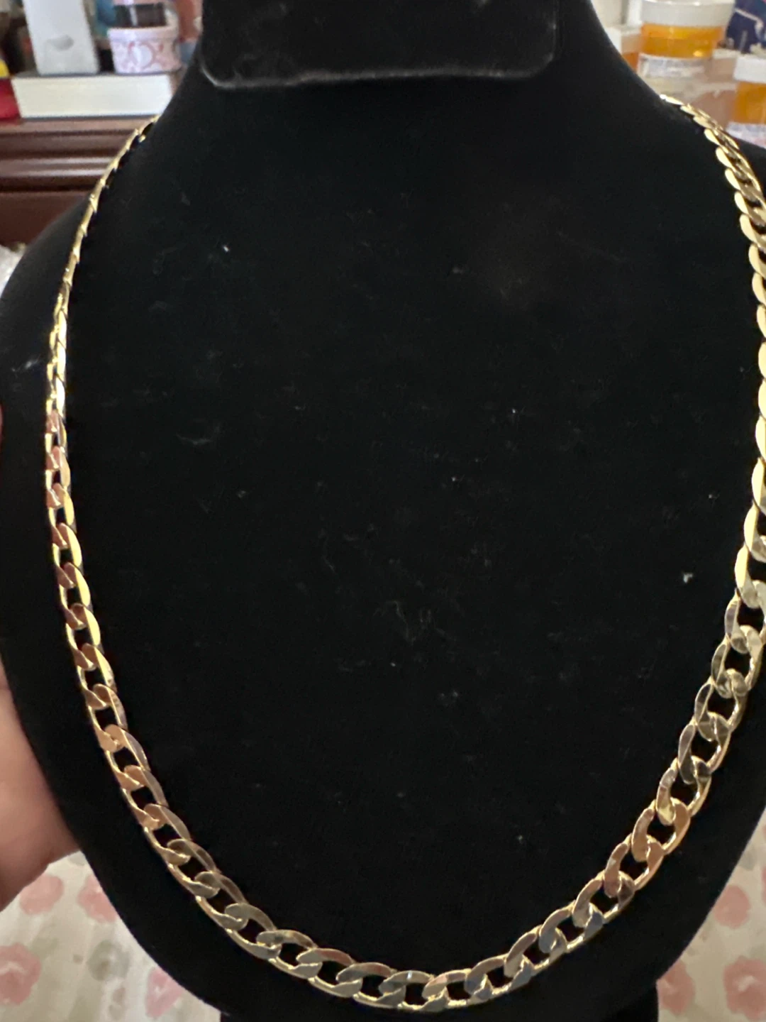 14kGold laminated Cuban Link Chain Necklace