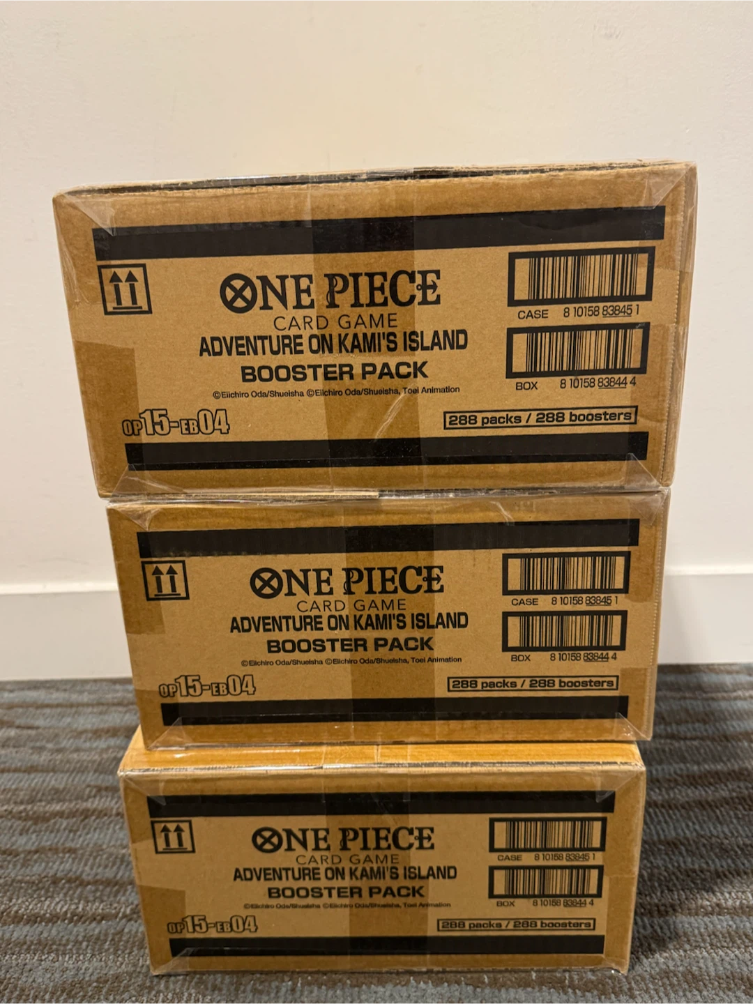 One piece op15 booster box case
