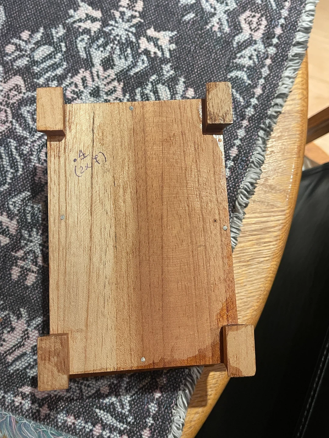Wooden Trinket Box with Carved Design - photo 3