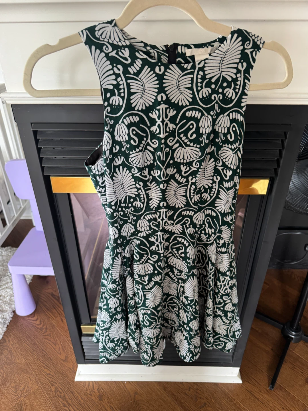 H&M Green Leaf Print Dress - photo 3