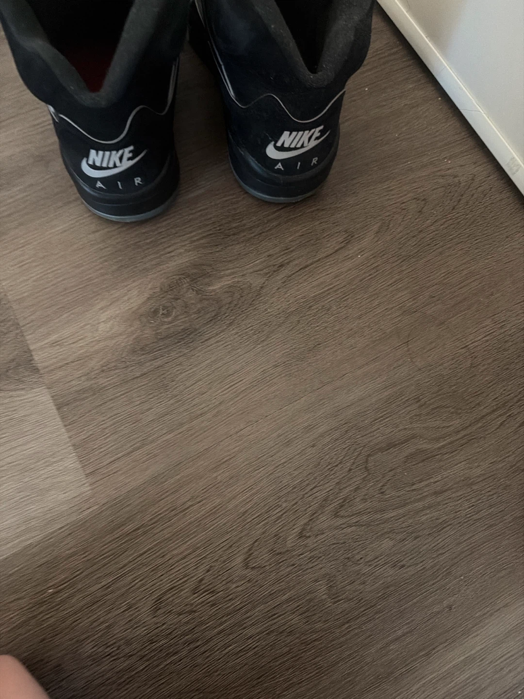Air Jordan 5 black metallic reimagined size 8 mens - photo 3