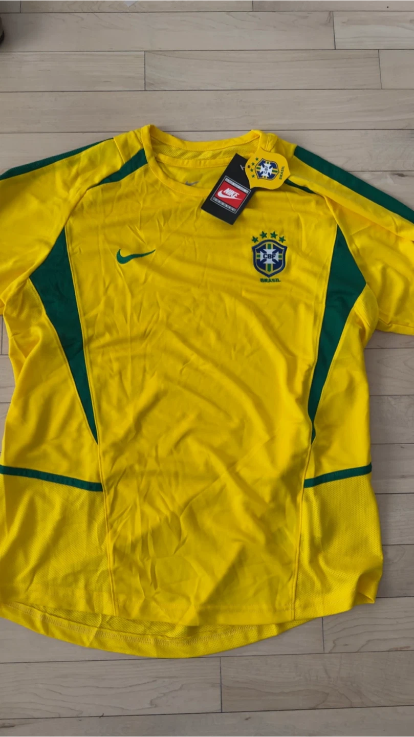 Nike Brazil CBF Soccer Jersey 2002 World cup