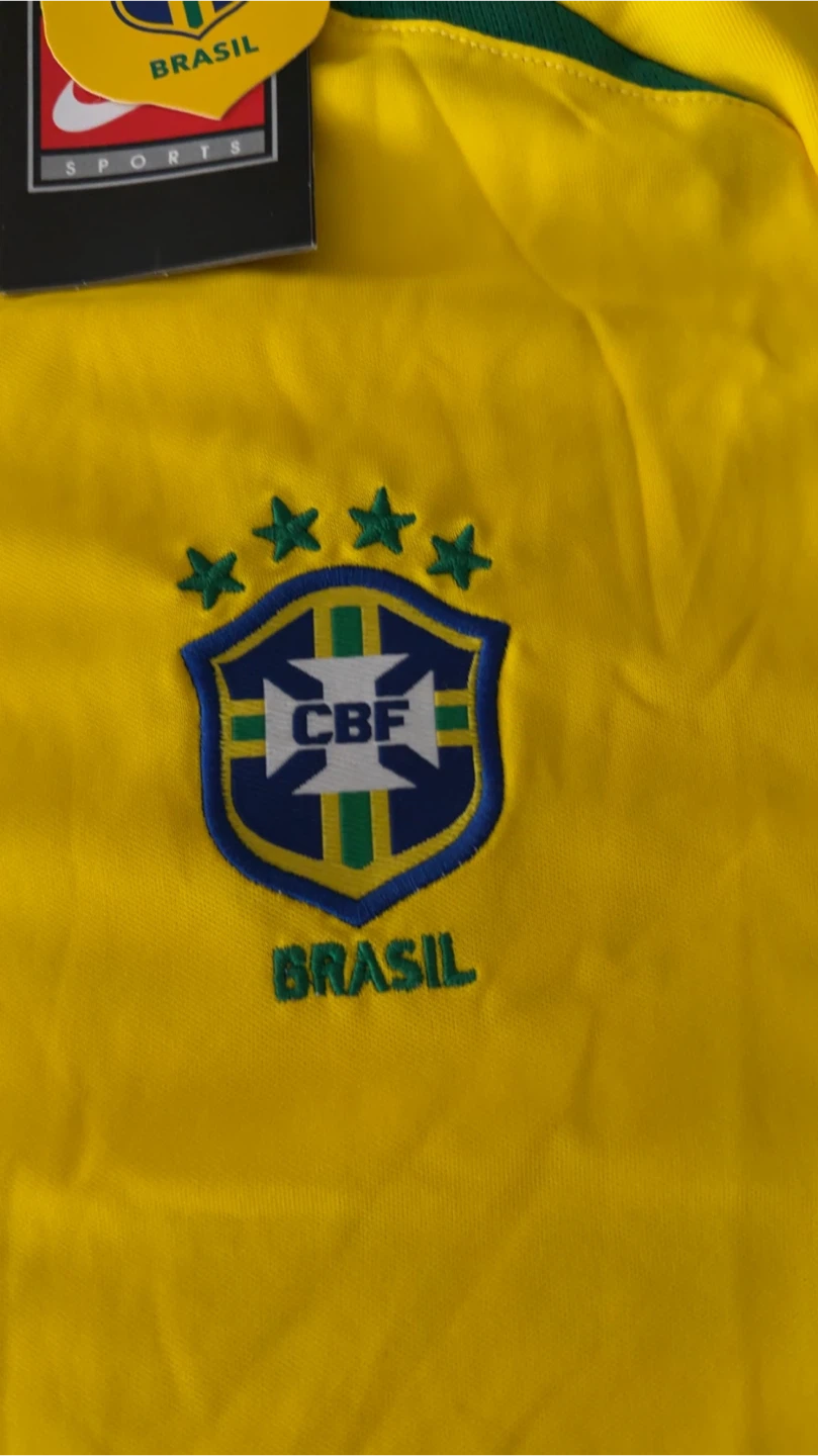 Nike Brazil CBF Soccer Jersey 2002 World cup - photo 3