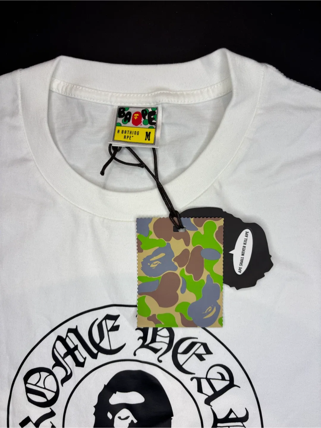 A Bathing Ape x Chrome Hearts Baby Milo T-Shirt - photo 3