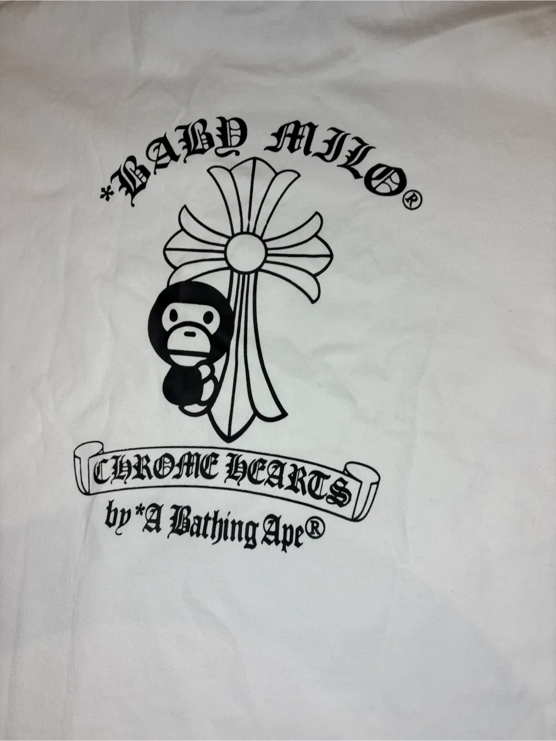 A Bathing Ape x Chrome Hearts Baby Milo T-Shirt - photo 5