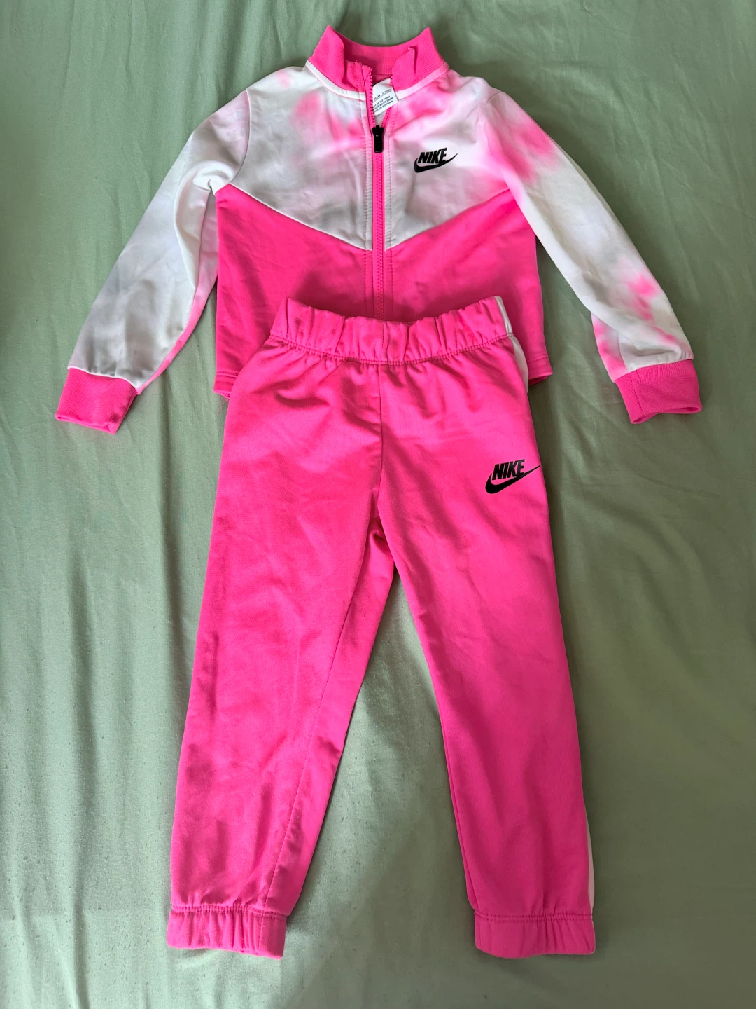 Nike Tracksuit Set - Pink, White, Size 3T