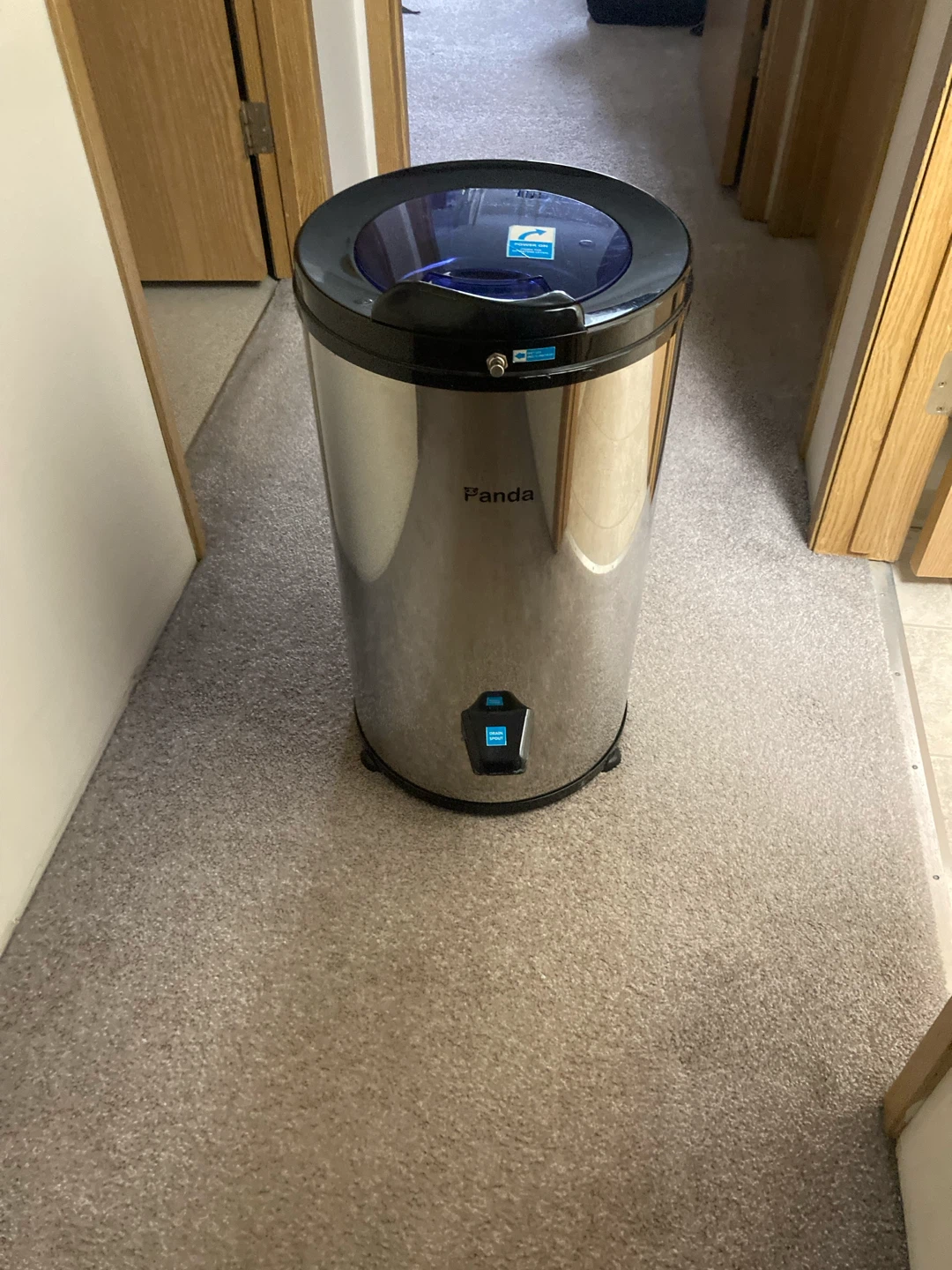 Portable spin dryer
