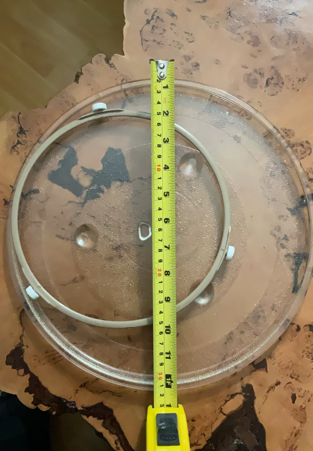 Glass Microwave Turntable Plate with Roller Ring
