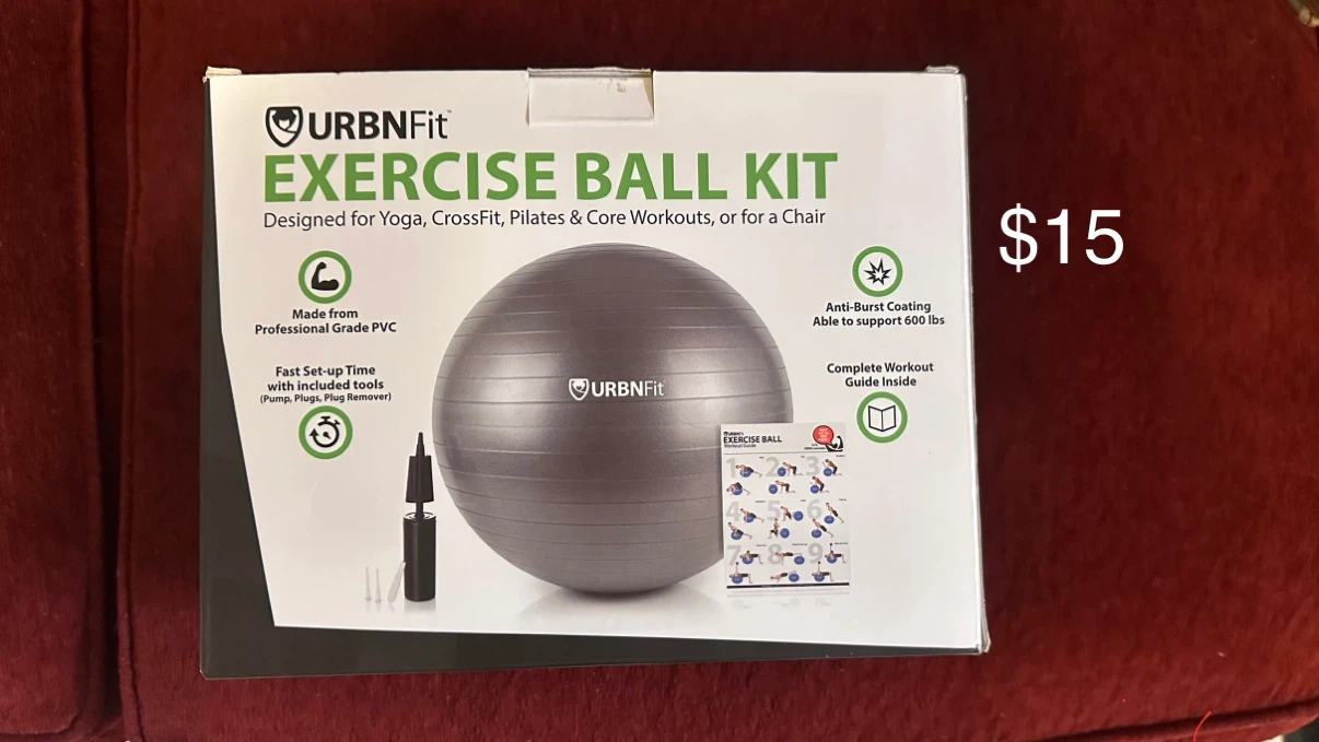 URBNFit Exercise Ball Kit - photo 4