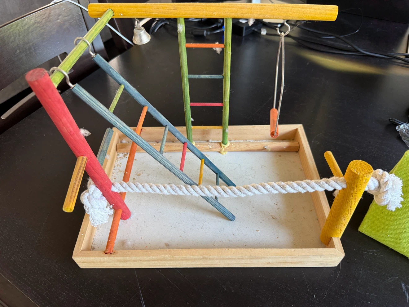 Budgie Toy Swing and Ladder Set