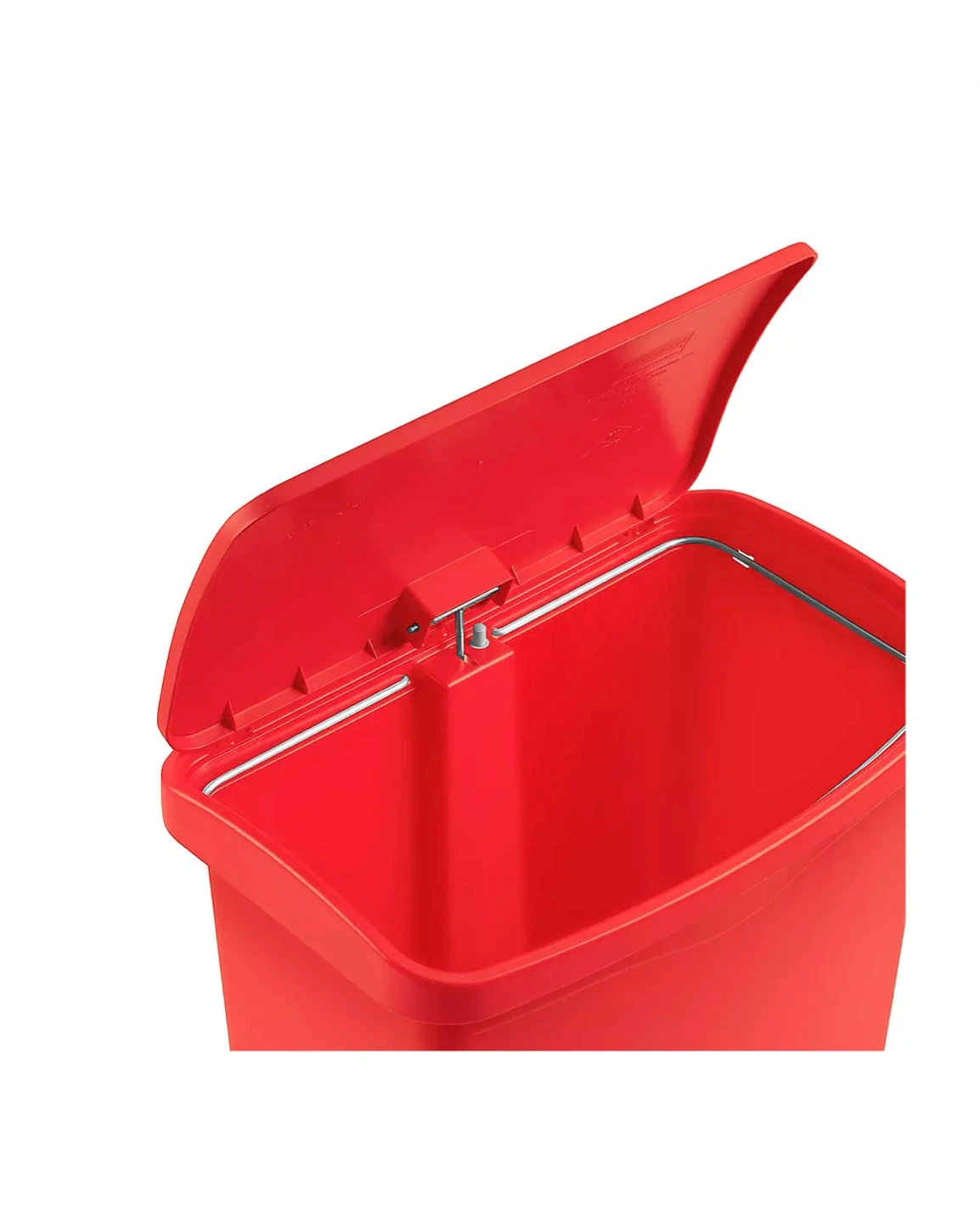 Rubbermaid Slim Jim Red Step-On Trash Can - photo 2