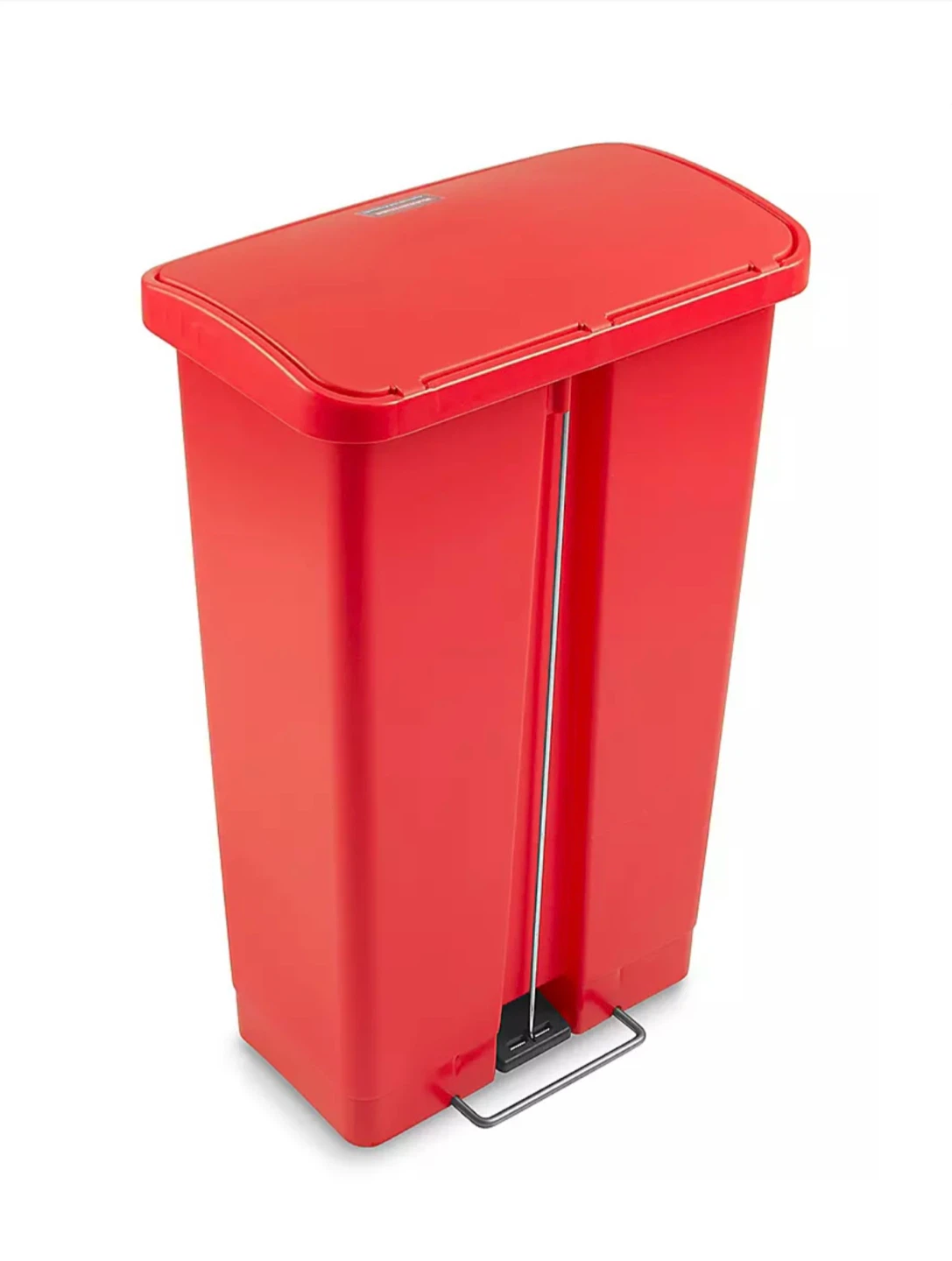 Rubbermaid Slim Jim Red Step-On Trash Can - photo 3