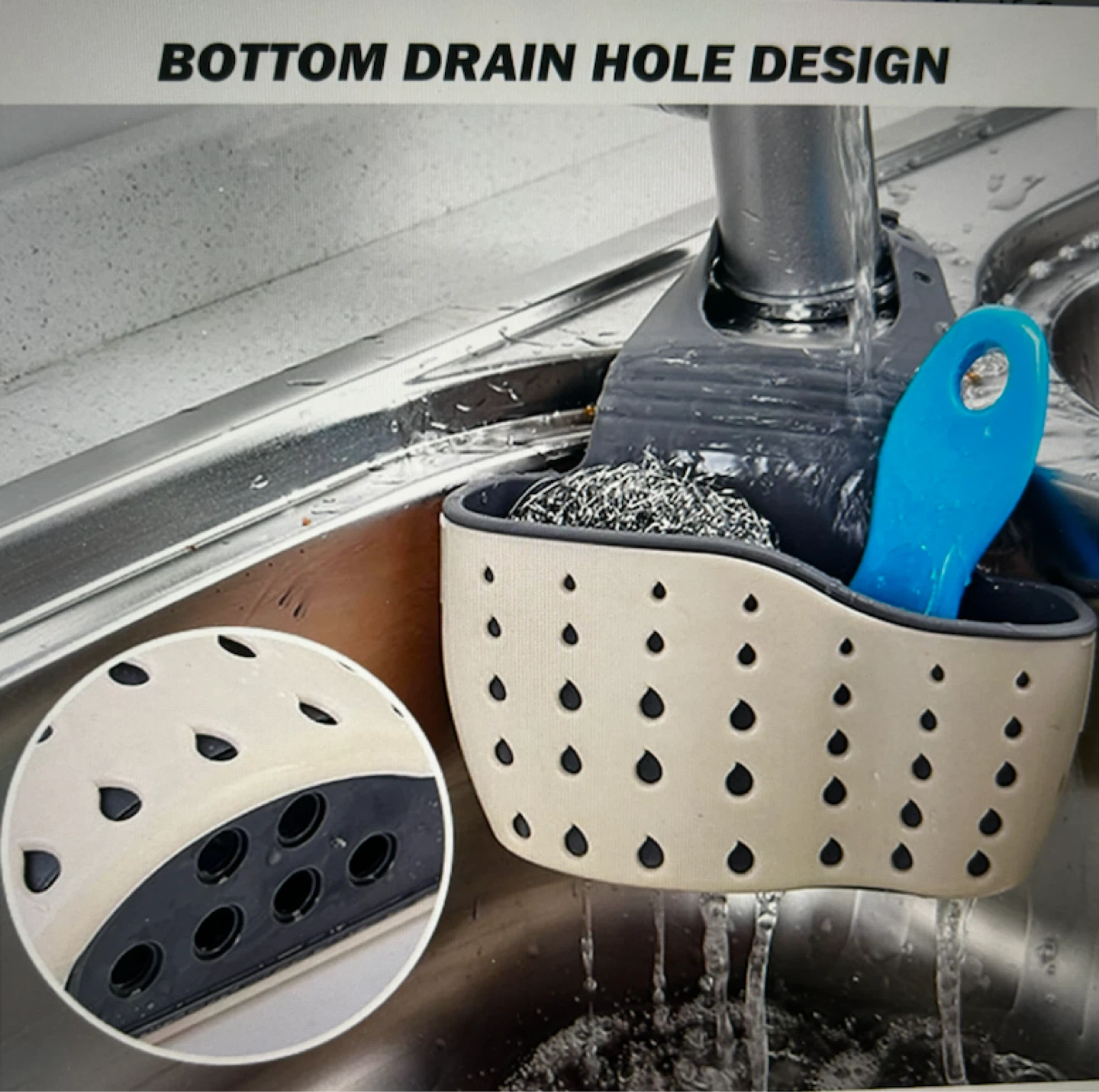Kitchen Sink Shelf Sponge Holder - photo 3