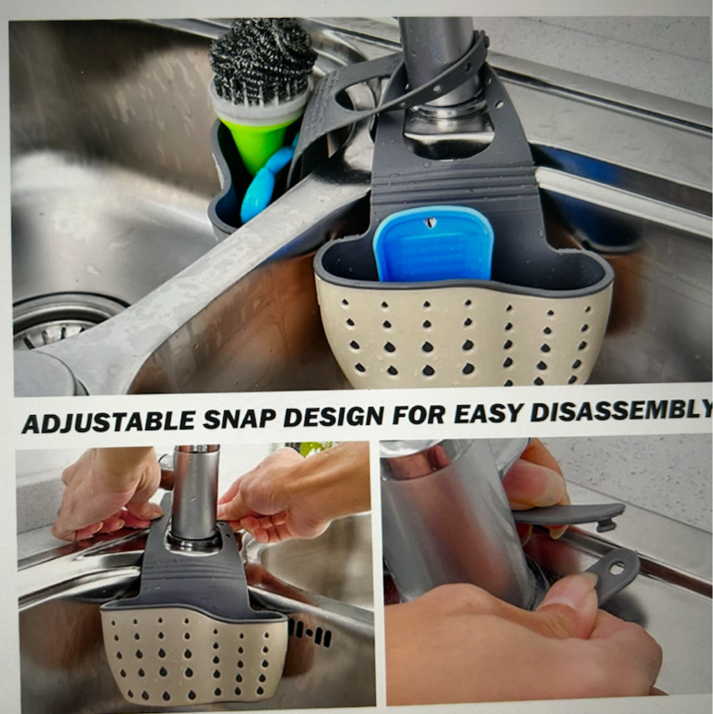 Kitchen Sink Shelf Sponge Holder - photo 5