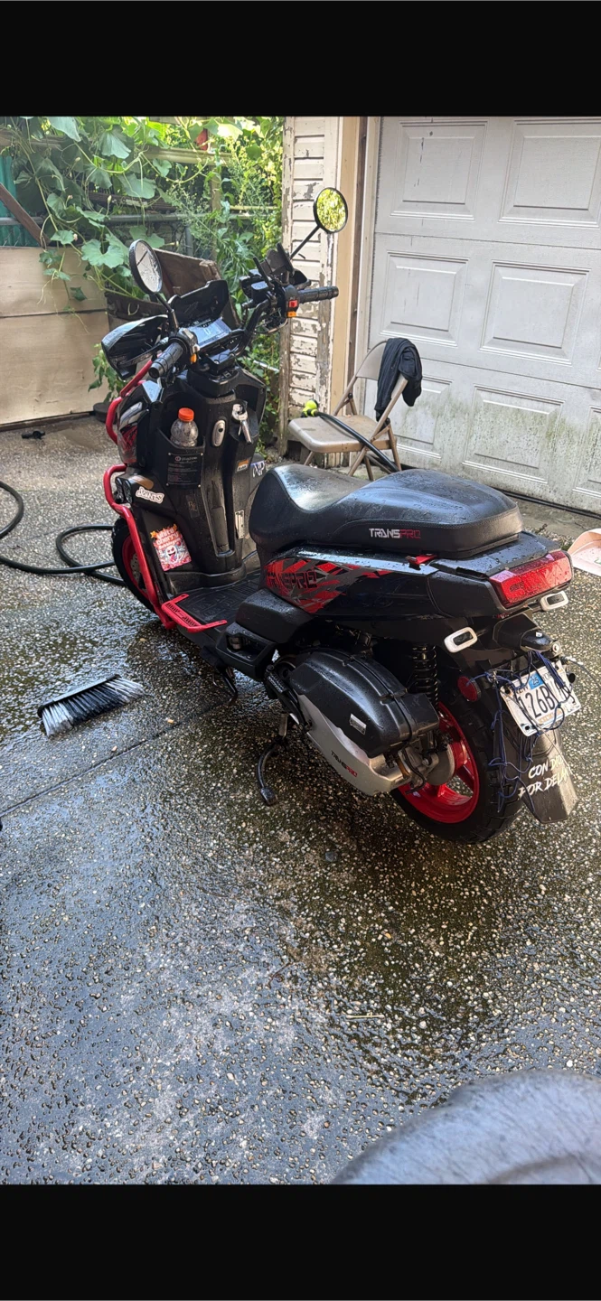 Black and Red Scooter - photo 2