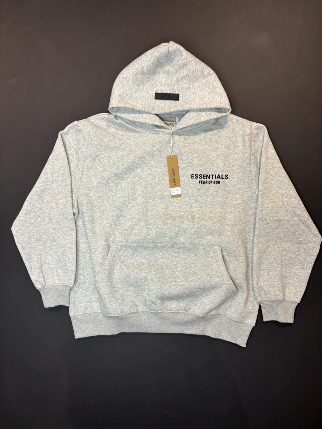 ESSENTIALS Fear of God Grey Hoodie - Size S