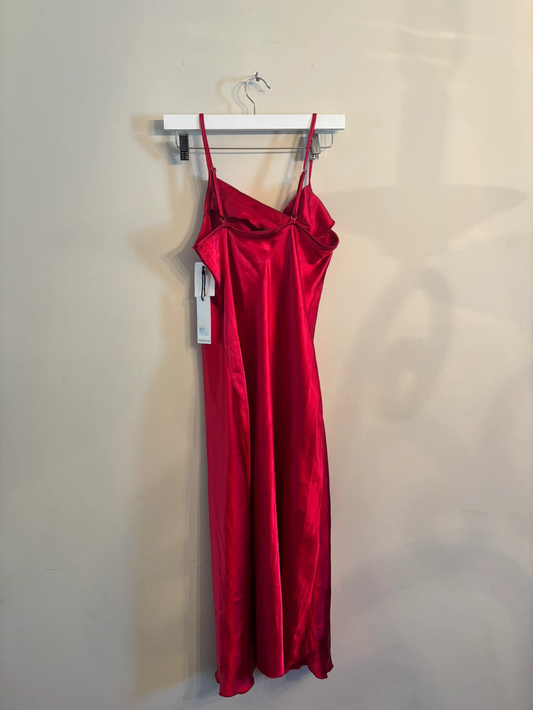 Dex Red Satin Slip Dress - photo 2