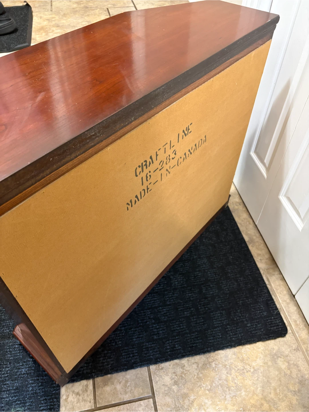 Craftline wooden console cabinet with shelf - photo 5