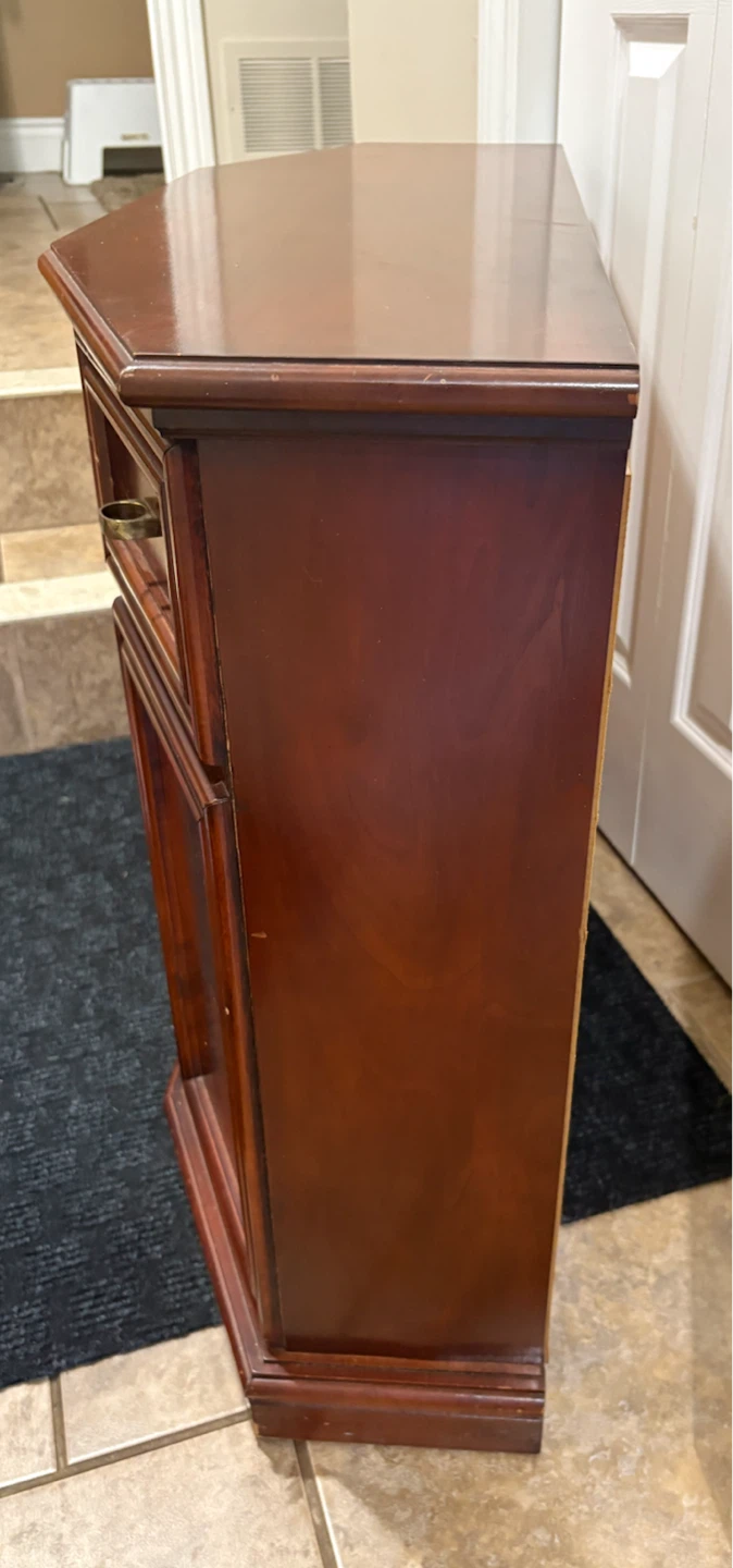 Craftline wooden console cabinet with shelf - photo 4