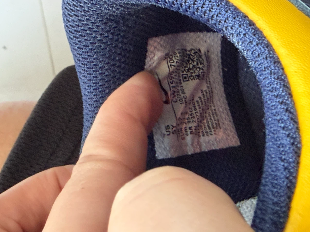 Nike Dunk Low color Michigan size 5Y - photo 4