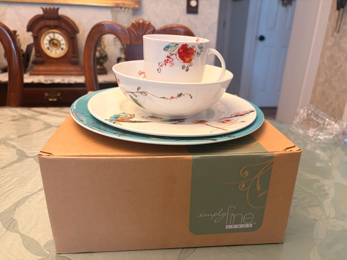 Lenox Simply Fine "Chirp" Collection 4-Piece Place Setting - photo 5