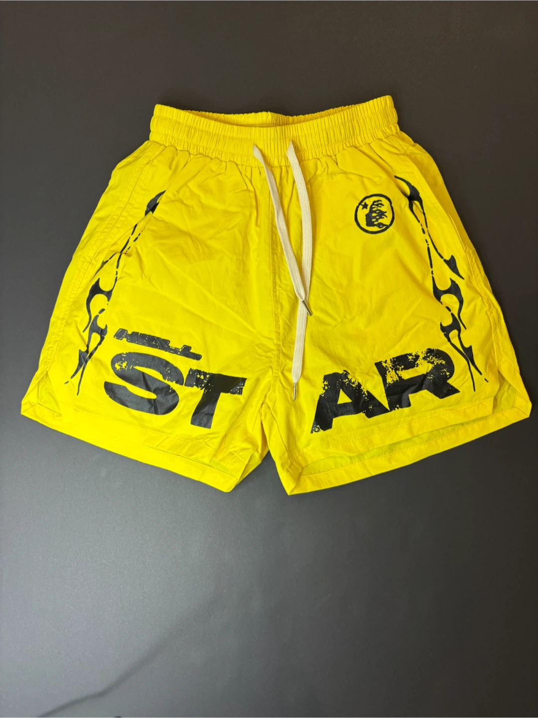 Hellstar Yellow Athletic Shorts