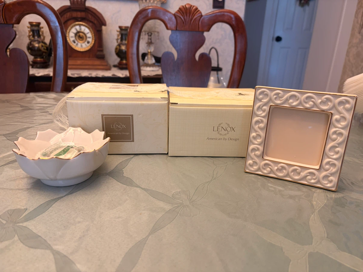 Lenox Picture Frame and Trinket Dish Set - photo 3