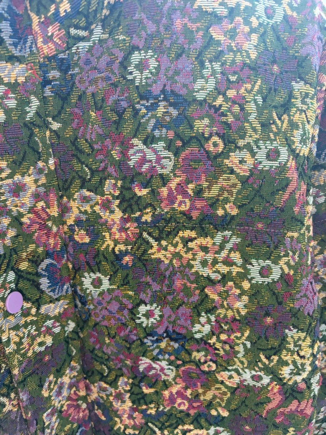 GOLF Floral Print Puffer Jacket - Size M - photo 2