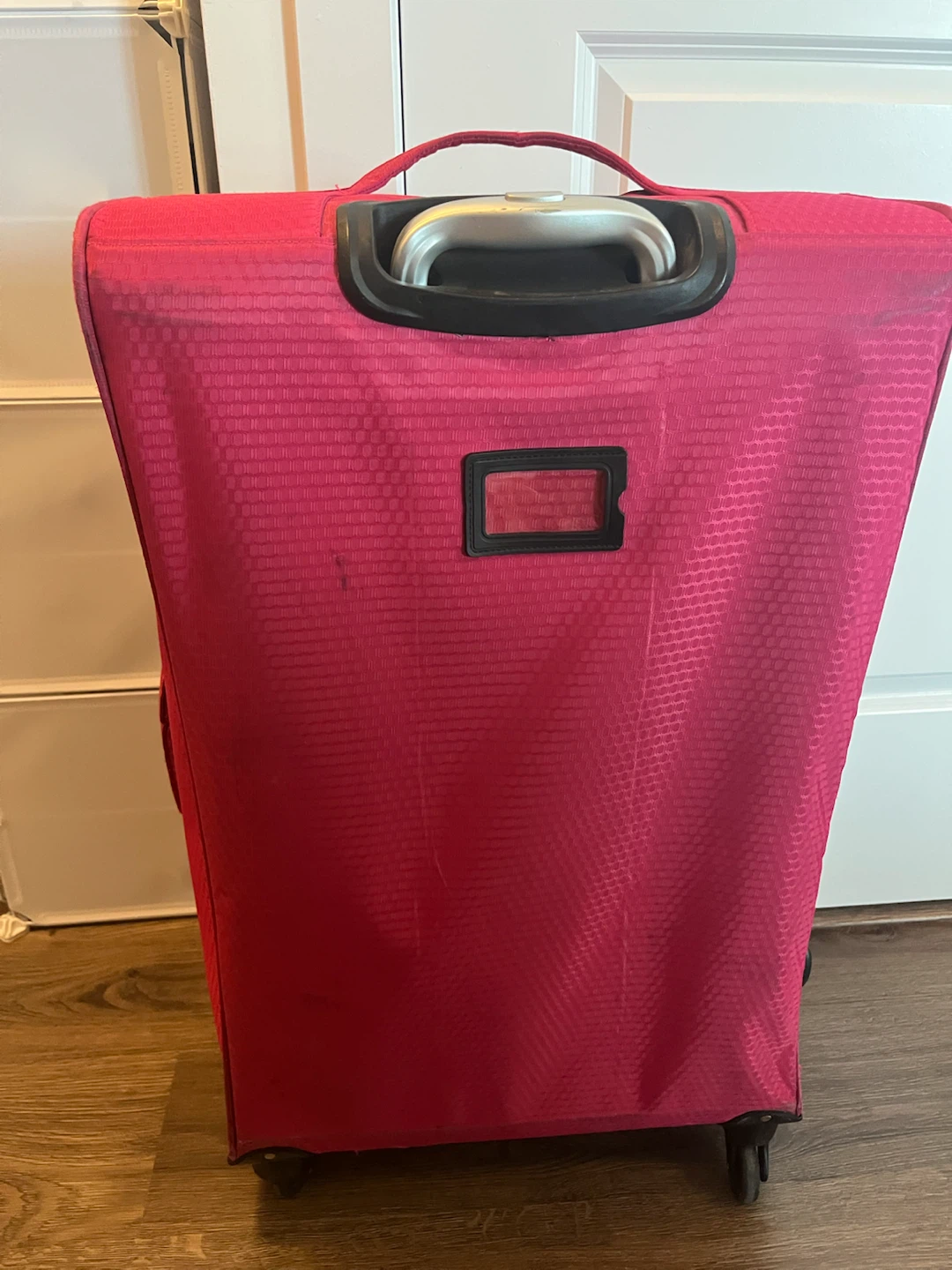 Pink Hard-Shell Large Rolling Suitcase - photo 4