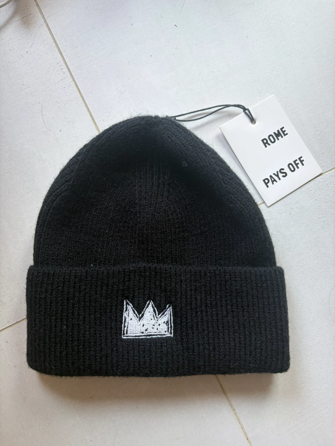 Jean Michel Basquiat x Roma Pays Off Beanie