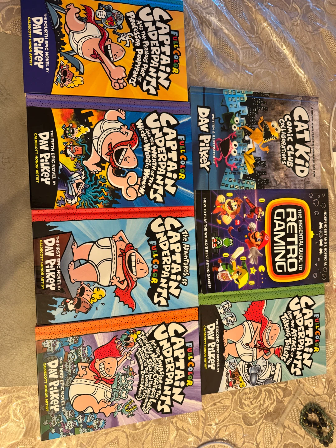 Captain Underpants Books and Retro Gaming Guide