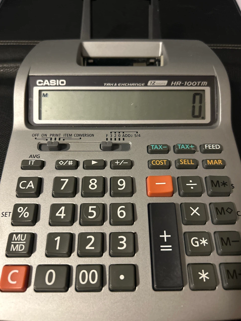 Casio HR-100TM Tax & Exchange Calculator
