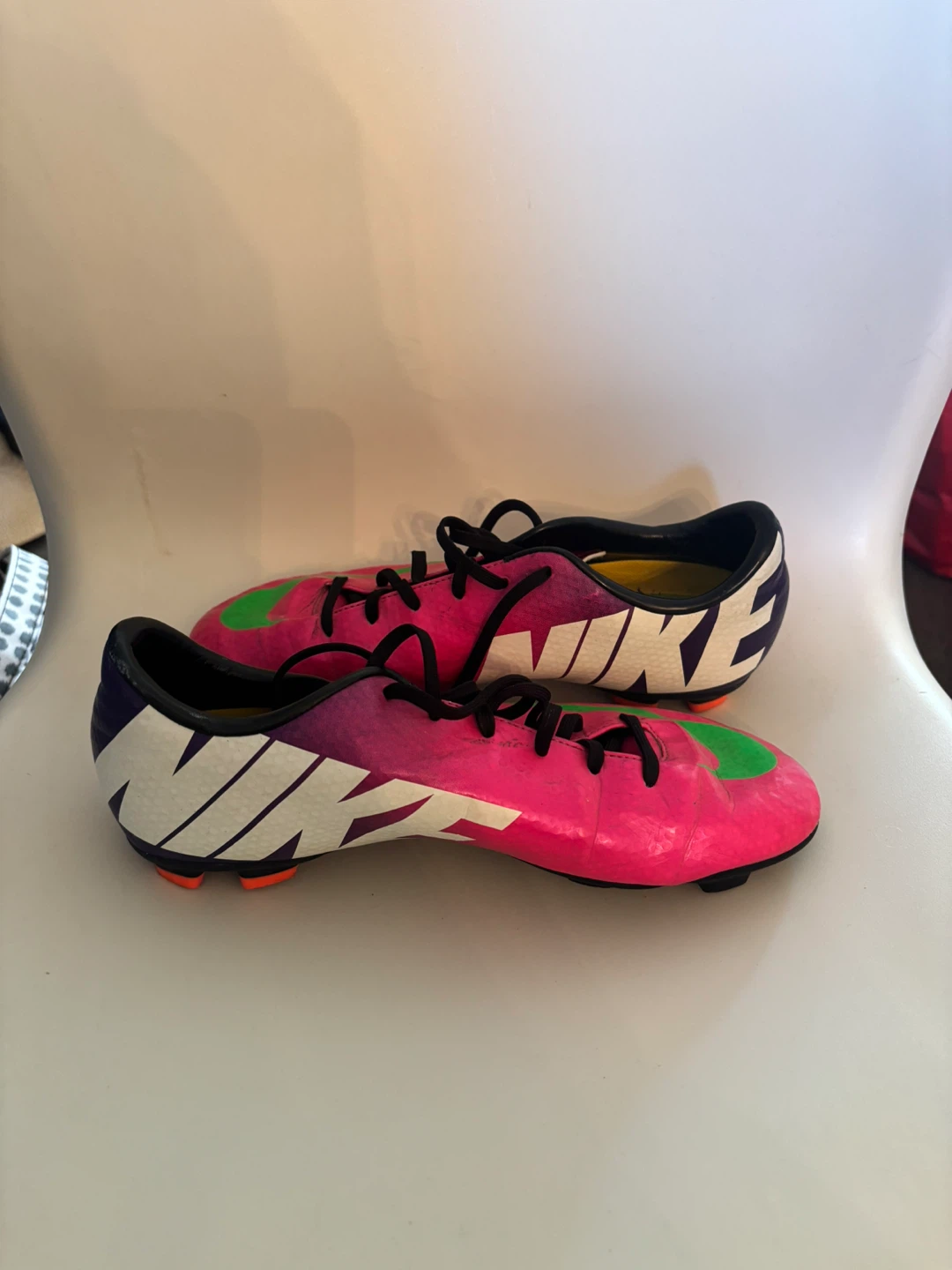Nike Mercurial Soccer Cleats - Pink/Green - photo 2