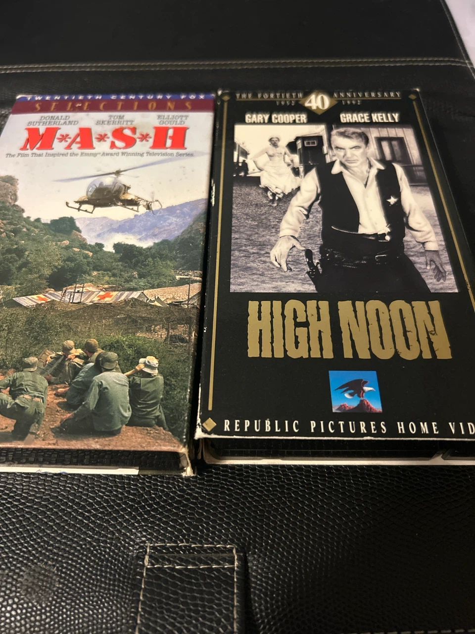 M*A*S*H and High Noon VHS Tapes