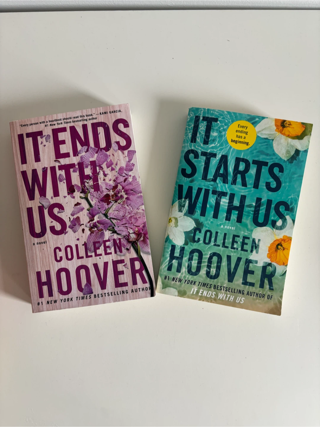 It Ends With Us & It Starts With Us by Colleen Hoover Books