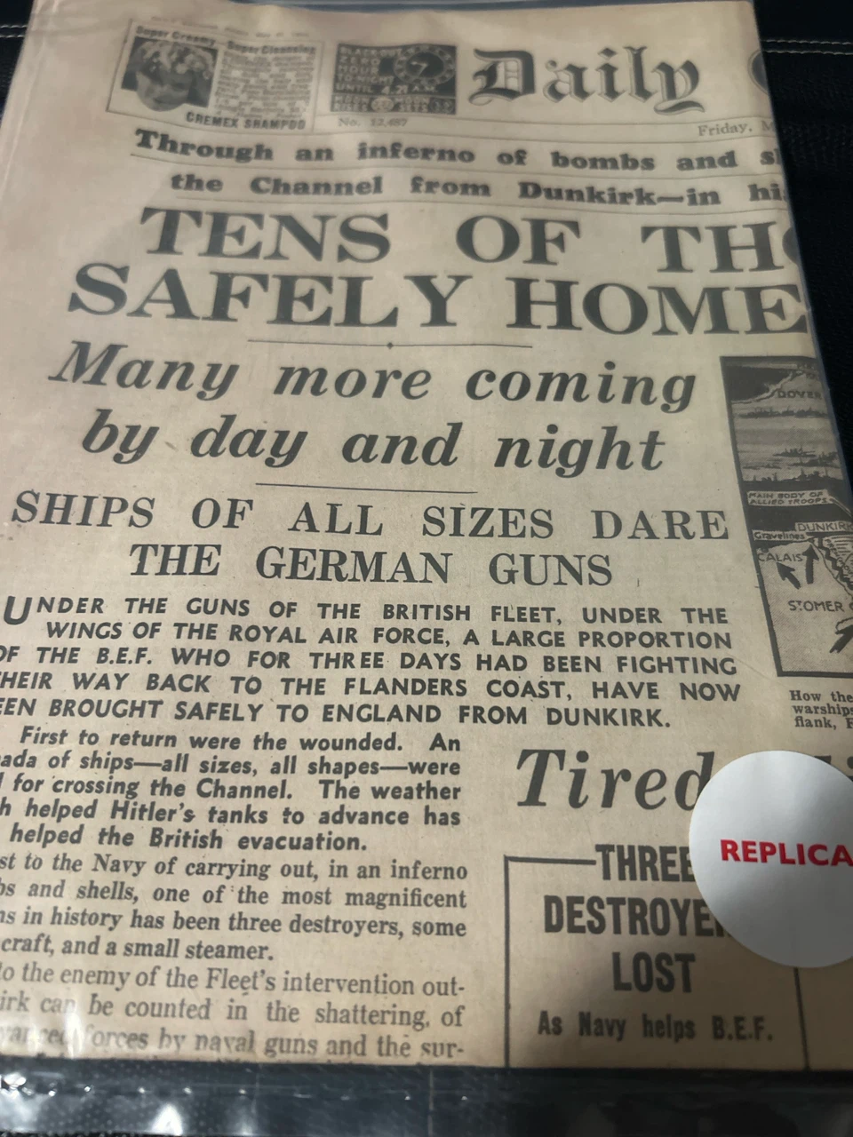 Daily News Newspaper - TENS OF THOUSANDS SAFELY HOME